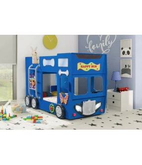 Dviaukštė lova laimingas autobusas 